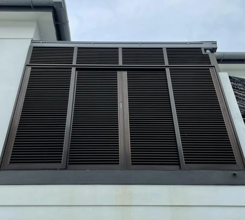 Aluminium Louver Panels – For ventilation and façade screening